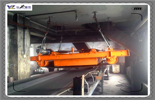 永磁除鐵器，管道自卸式除鐵器，湖南管道自卸式永磁除鐵器工作原理