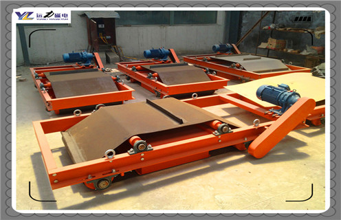 帶式永磁除鐵器，上海自卸帶式永磁除鐵器_技術(shù)參數(shù)_上海自卸帶式永磁除鐵器磁塊安裝方式_如何換帶  