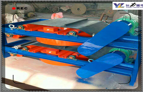 電磁自卸式除鐵器，浙江RCDD-8電磁永磁自卸式除鐵器有哪些電流_浙江RCDD-8電磁永磁自卸式除鐵器有哪些廠家配件_型號(hào)及工作視頻