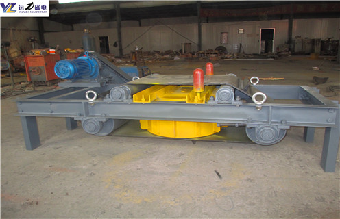 電磁油冷自卸式除鐵器，黑龍江RCDF電磁油冷自卸式除鐵器電流_黑龍江RCDF電磁油冷自卸式除鐵器廠家配件_型號(hào)及工作視頻 