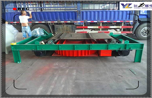 自卸式電磁除鐵器，湖南懸掛自卸式電磁除鐵器價格_湖南懸掛自卸式電磁除鐵器價格廠家配件_型號及工作視頻